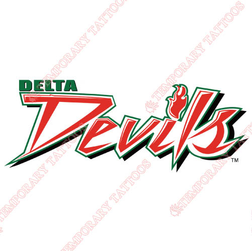 MVSU Delta Devils Customize Temporary Tattoos Stickers NO.5227